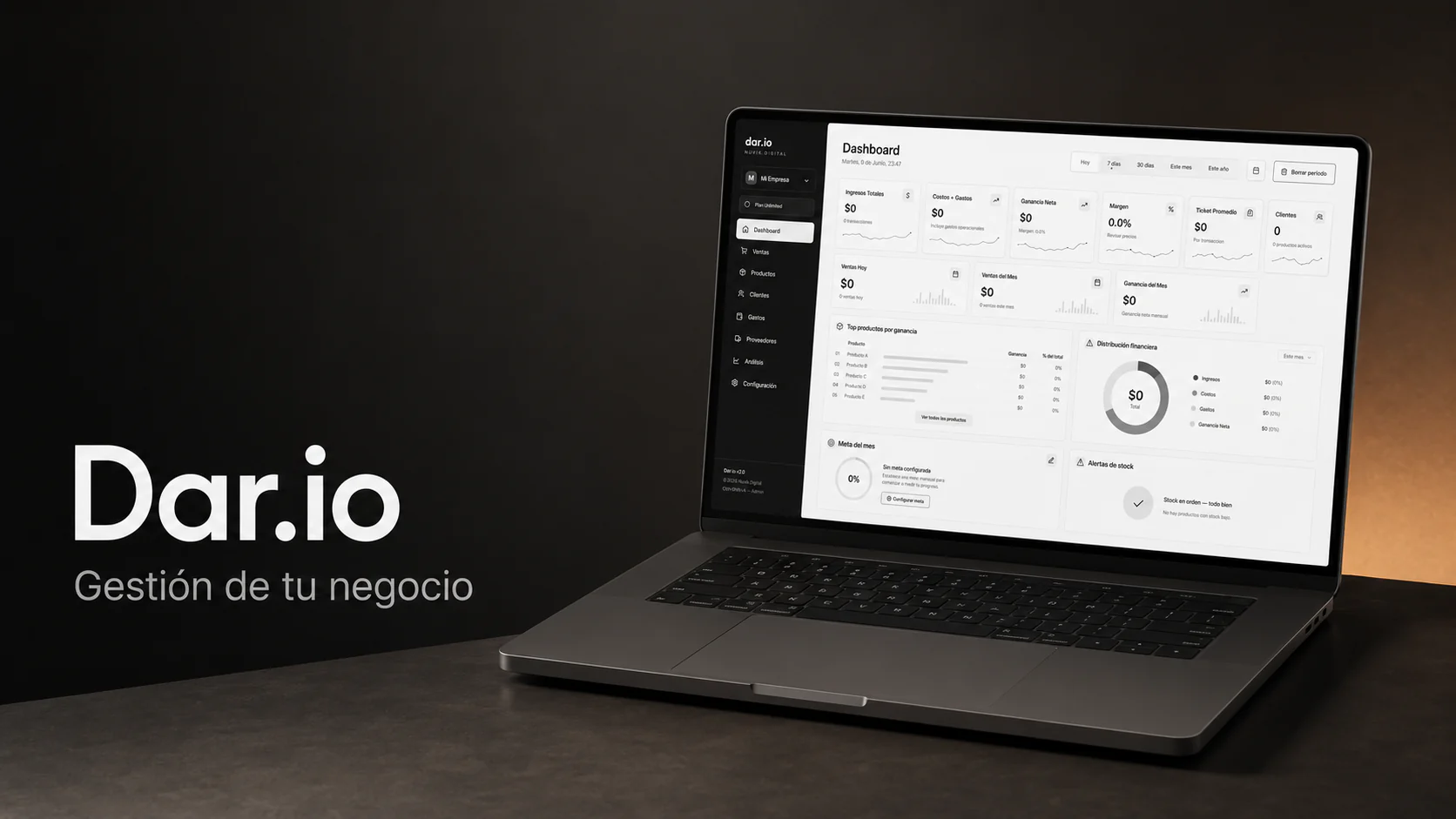Vista de Dar.io